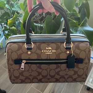 COACH purse- Brand new, never used, signature coated canvas COACH purse